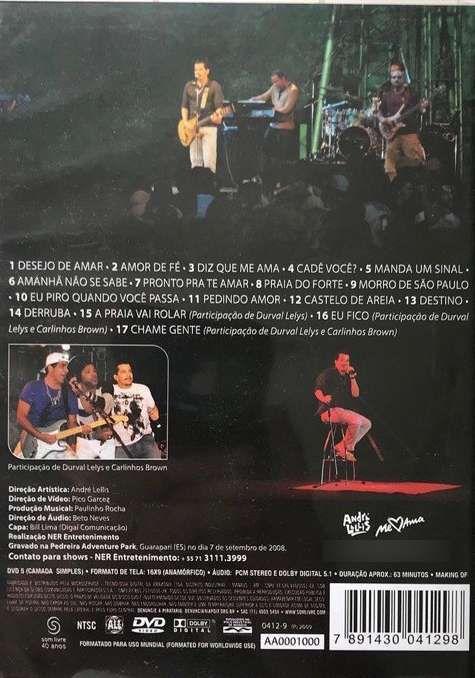 DVD André Lellis Ao Vivo Participação Carlinhos Brown - SOM LIVRE